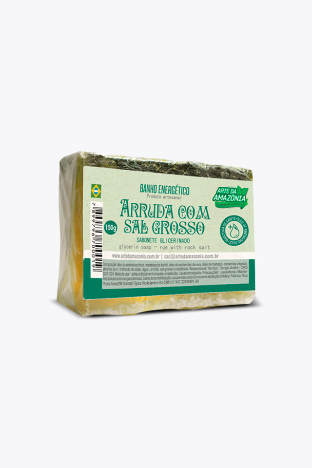 Sabonete Arruda com Sal Grosso com embalagem